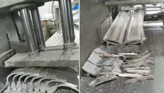 【浙江】一共采購我司4臺鋁型材切割機(jī)，期間克服裝夾問題