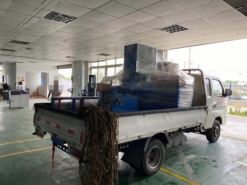 【寧波】高精密全自動切鋁機(jī)SDY-Q450，客戶用來切割散熱器，出庫走起！！